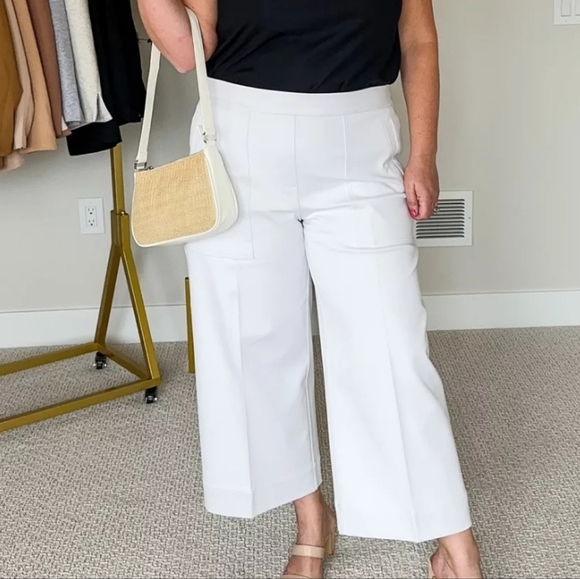 NWT Spanx On The Go Ulitimate Opacity Wide Leg Pant, L - Picture 3 of 7